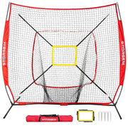 Storgem front view of 7x7 practice net showing full target and stability benefit