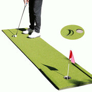 Storzon front view of full putting green showing smooth roll benefit