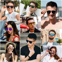STORYCOAST polarized lens texture close-up reducing glare for clearer vision