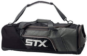STX Challenger front view showing main compartment and exterior pockets for organized transport