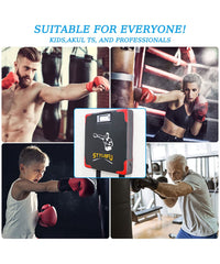 STYIJIFU mounted on a gym wall being struck for efficient space-saving training