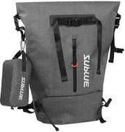 sublue front view of 30L waterproof dry bag showing roll-top closure and straps for secure transport
