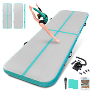 SUDOO front view of inflated mat showing stable practice surface benefit