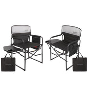 SUNNYFEEL front view showing both chairs and sturdy frame benefit