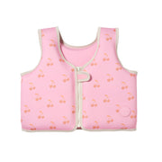 Sunnylife front view of cotton candy cherry vest showing bright design and fit benefits