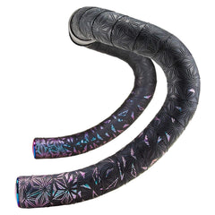 Supacaz Super Sticky Kush front packaging showing oil slick colors and benefits