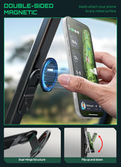 SUPCASE close-up of magnetic ring detail for universal phone use