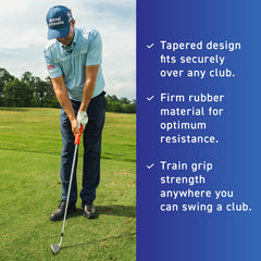 SuperSpeed Golf Squeeze in use during a swing showing training for more club speed