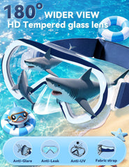 Supertrip dry-top snorkel closeup showing float valve and wide bore for safer breathing