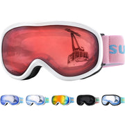 Supertrip front view of goggles showing full design and secure fit benefit