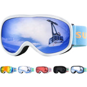 Supertrip front view showing goggles and packaging for quick identification and benefit