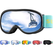 Supertrip front view of goggles showing full coverage and comfort