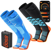 SURGOAL front packaging showing heated socks and battery bundle for easy purchase decision