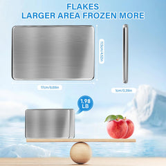 Surmol close-up of polished stainless steel surface for easy cleaning and durability