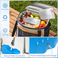 Surmol ice pack inside a lunchbox keeping food chilled for fresh meals