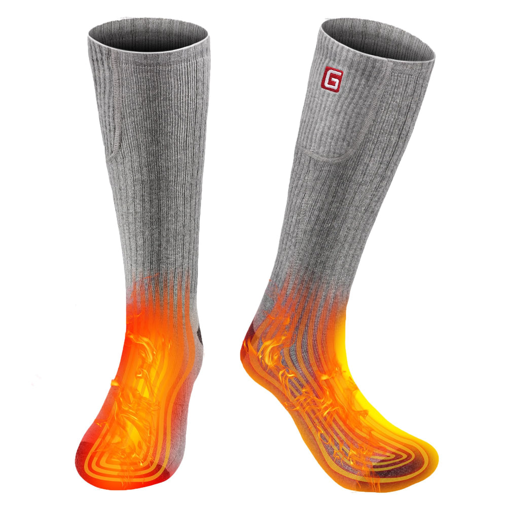 SVPRO front packaging showing socks and batteries for easy identification and gifting