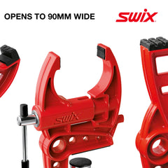 Swix detailed shot of center jaw showing binding compatibility advantage