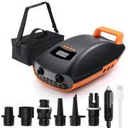 Swonder Seawolf front view showing compact pump and handle for easy transport