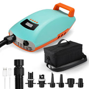 Swonder Seawolf front view showing compact pump and handle, portable convenience