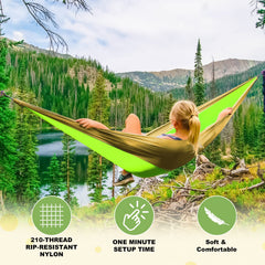 SZHLUX packed in stuff sack for compact travel convenience
