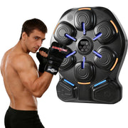 SZJHKJ front view of boxing machine showing targets and overall design for home workouts