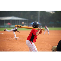 SZYT bat beside ruler to illustrate 25-inch length and compact size