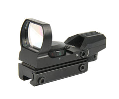 TACFUN front view of reflex sight showing lens and compact body for fast aiming