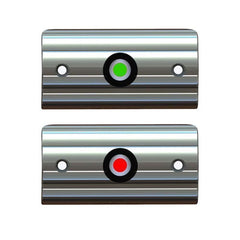 TACO Marine rub rail mounted navigation lights front view showing clean install and improved visibility