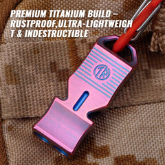 TACRAY titanium close-up highlighting metal grain and corrosion resistance