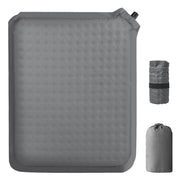 Tadpole Jump front view of padded seat showing slim profile and support