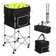 TaiAlphayi front view showing 180-ball hopper and ergonomic height benefit