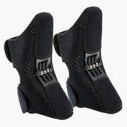 TANGABA front view of both knee braces showing fit and coverage for secure support