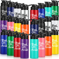 Tanlade front view of 24-pack colorful bottles showing gift-ready presentation and variety