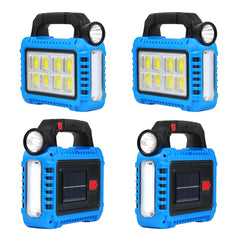 TANSOREN front view illuminated lantern showing bright focused beam and reliable light