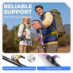 TANSTRIDER folded tri-fold poles compacted to 14.5 inches for easy packing