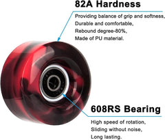 Tanzfrosch toe stopper close-up showing large surface for reliable braking