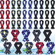 Tarpop front pack of 60 camo cooling wraps showing bulk value and variety
