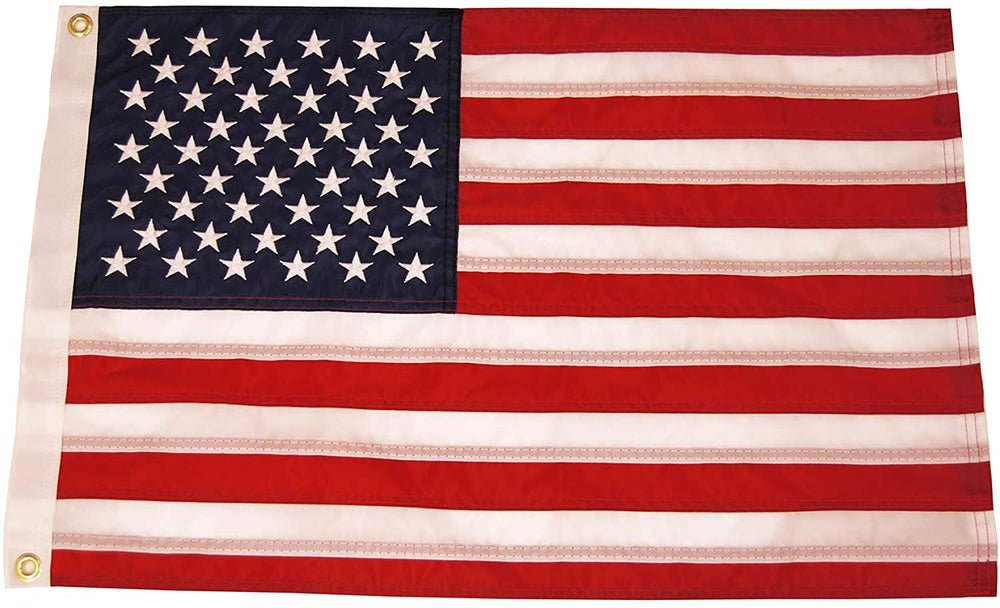 TaylorMade flag front view showing crisp stars and vibrant colors and durability