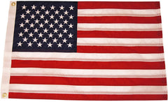 TaylorMade flag front view showing crisp stars and vibrant colors and durability