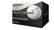 TaylorMade RBZ Soft front packaging showing branding and white balls for easy identification and value