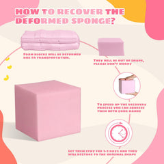 TAYUQEE cube beside a hand for scale showing easy handling benefit