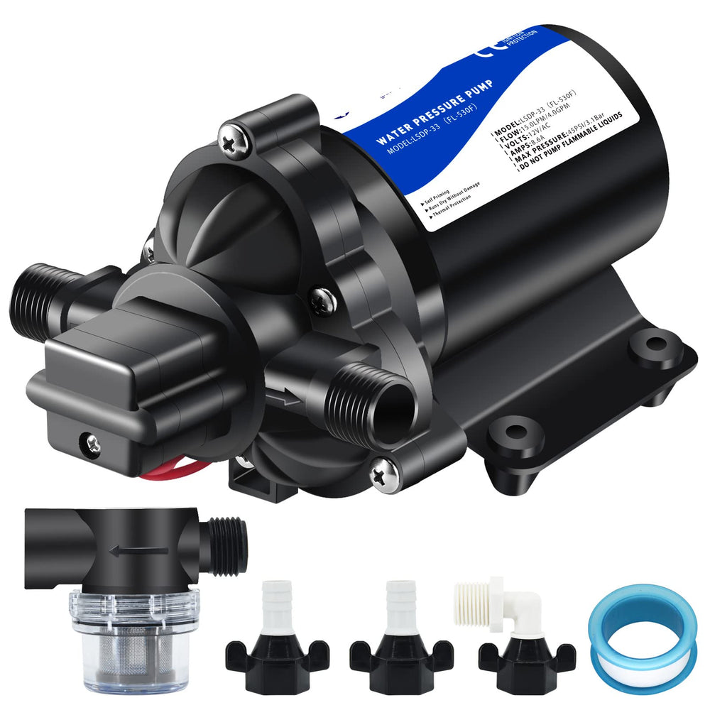TDR Venus front view pump showing compact housing and mounting benefits