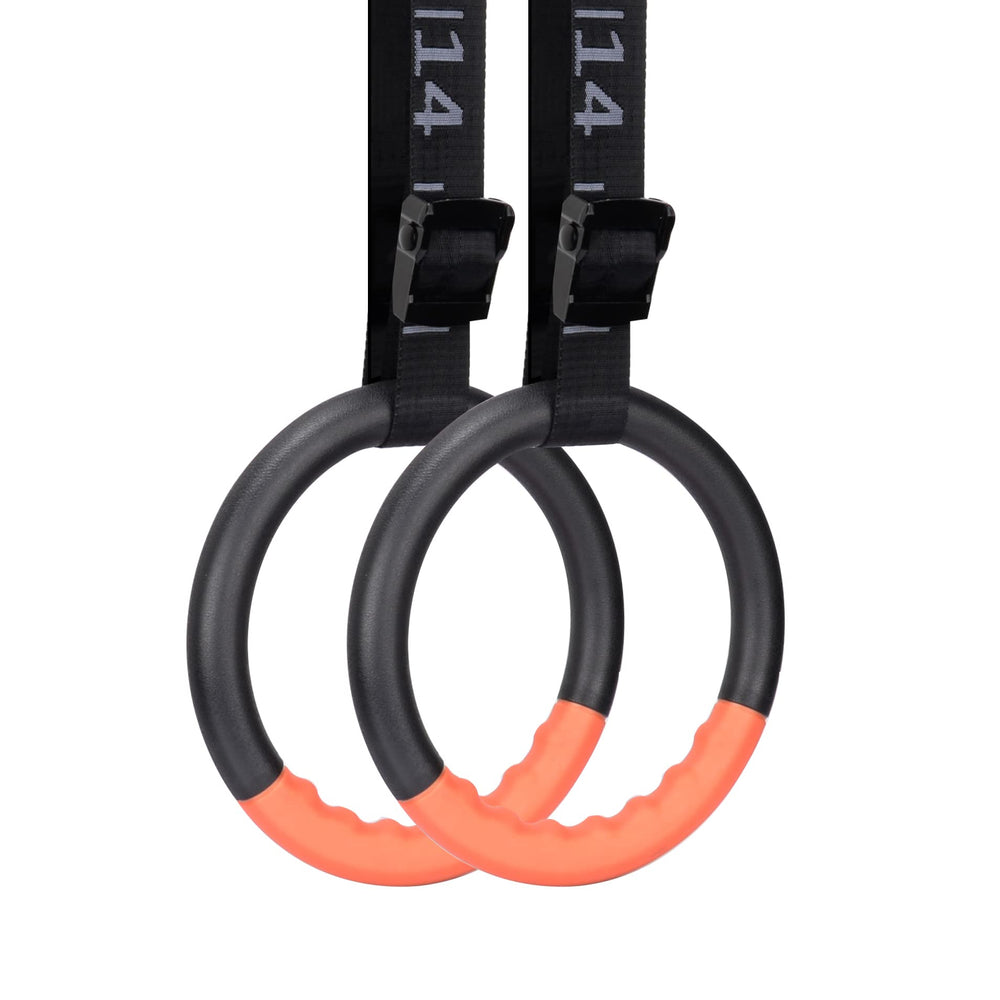 Teamaze front view orange rings showing full set and benefit of readiness