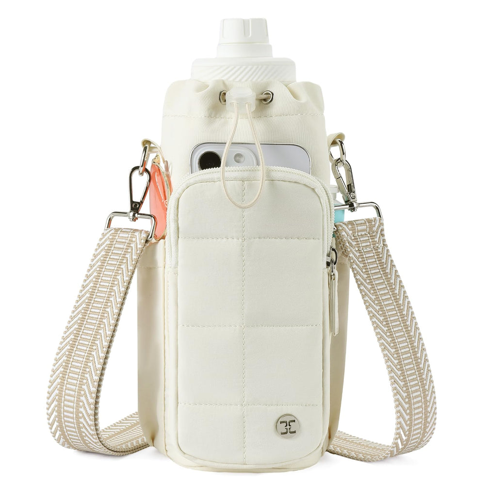 Telena front view of bag showing layout and compact benefit