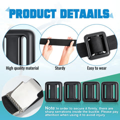 Tellegloww belt and metal quick-release buckle detail highlighting secure fit