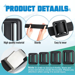 Tellegloww metal quick-release buckle detail showing serrations for secure hold