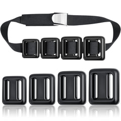Tellegloww full kit front view showing weights and nylon belt for compact travel