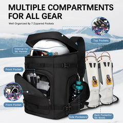 TENFLY interior holding boots and helmet for neat storage benefit