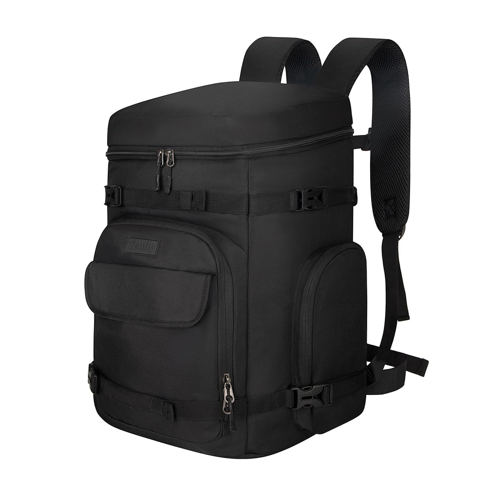 TENFLY front view showing organized pockets and easy access benefit