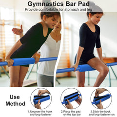 Tepemccu padded bar close-up protecting hands and reducing impact during use